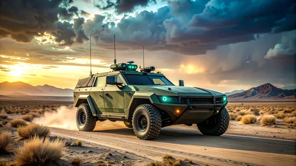 Les véhicules militaires et drones à hydrogène